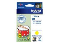 XL - žlutá - originální - inkoustová cartridge - pro Brother DCP-J785DW, DCP-J785DWXL, MFC-J985DW