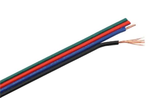 RGB kabel pro LED pásek, 4 x 0,3 mm2