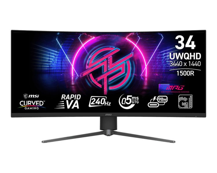 MSI MPG/346CQRF X24/34"/VA/wQHD/240Hz/0,5ms/Černá/3R