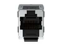 Shielded Keystone Jack Module, Cat6 Black