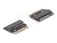 Adapter M.2 Key B+M male to M.2 Key M sl