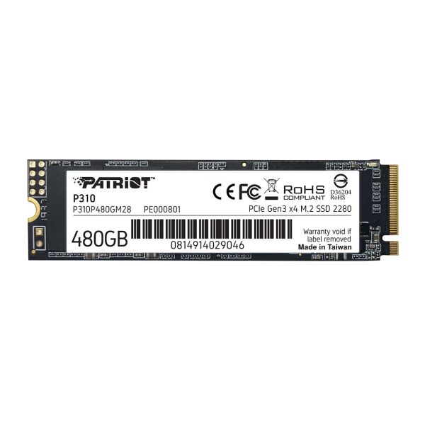 PATRIOT P310/480GB/SSD/M.2 NVMe/5R