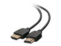 Ultra Flexible Cable with Low Profile Connectors - HDMI kabel - HDMI s piny (male) do HDMI s piny (male) - 61 cm - dvojnásobně stíněný - černá