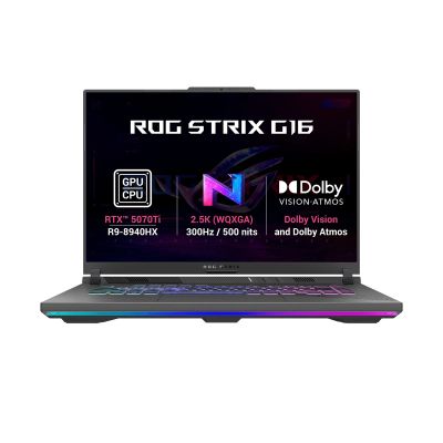 ASUS ROG Strix G16/G614PR-TS150Z/R9-8940HX/16"/2560x1600/32GB/1TB/RTX 5070Ti/bez OS/Gray/2R