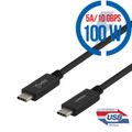 DELTACO USBC-1402M, Kabel USB-C/USB-C, 100W, 1m