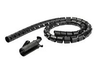 Spiral - 1" (25mm) Diameter - W/ Cable Loading Tool - Black (CMSCOILED2) - Sada pro spojkování kabelů - černá - 2.5 m