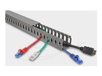 Wiring Duct 40 x 40 mm - length 1 m grey