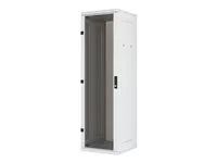 19 stojanový rozvaděč rozebíratelný 15U/800x1000mm prosklené dveře, IP20 nosnost 800kg světle šedý RAL7035