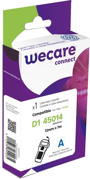 WECARE ARMOR páska kompatibilní s DYMO S0720540,Blue/White,12MM*7M