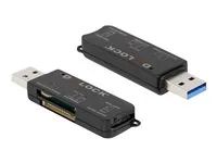 Čtečka karet (MS PRO, SD, MS Duo, MS PRO Duo, miniSD, RS-MMC, microSD, SDHC, miniSDHC, MS Micro, microSDHC, MS PRO-HG Duo, SXC, microSDXC, miniSDXC, MS PRO-HG) - USB 3.2 Gen 1