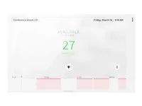 Ovládací panel s dotykovou obrazovkou - bezdrátový, kabelové - Bluetooth, 802.11a/b/g/n/ac - 2.4 Ghz, 5 GHz - 10/100 Ethernet - bílá - hladký povrch
