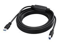 Vision - Kabel USB - USB typ A (M) do USB Type B (M) - USB 3.0 - 5 m - aktivní inline booster - cerná