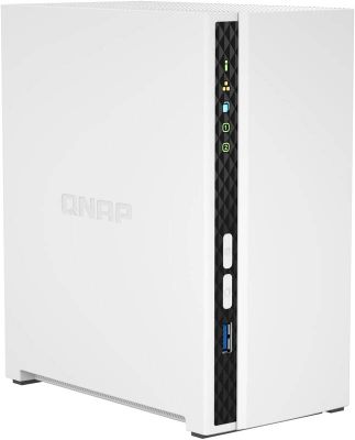 QNAP TS-233 (4core 2,0GHz + NPU, 2GB DDR4 RAM, 2x SATA, 1x GbE, 1x USB 2.0, 1x USB 3.2)