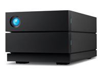 Pole pevných disků - 48 TB - 2 zásuvky (SATA-600) - HDD 24 TB x 2 - USB 3.2 Gen 2 (externí) - s 5 let Rescue Data Recovery Service Plan
