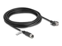 M12 Cable A-coded 8 pin female to RJ45 p