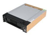 Startech 5.25 in Rugged SATA Hard Drive Mobile Rack Drawer - Aluminum Removable Hard Drive Bay (DRW150SATBK) - Skladovací mobilní rack - 3.5" - cerná