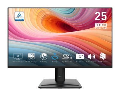 MSI Pro/MP252 E2/24,5"/IPS/FHD/120Hz/1ms/Black/2R