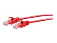 Red - Patch kabel - RJ-45 (M) do RJ-45 (M) - 3 m - 4.8 mm - UTP - CAT 6a - lisovaný, provedení bez hrbolků - červená