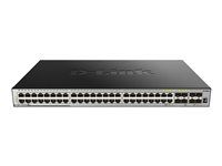 Přepínač - L3 - řízený - 44 x 10/100/1000 + 4 x kombinace Gigabit SFP + 4 x 10 Gigabit SFP+ - Lze montovat do rozvaděče