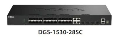 D-Link DGS-1530-28SC/E 20 Ports 1G SFP + 4 Ports GE Combo + 4 Ports 10G SFP+ Smart Managed Switch