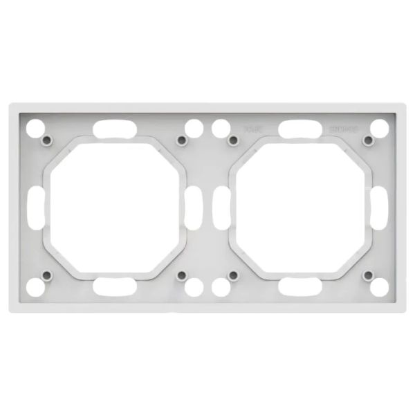 Dvojitý rámeček DPM MOXY MOX1002W bílý