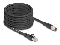 M12 Cable X-coded 8 pin male to RJ45 plu