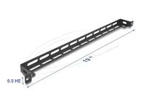 Delock 19  0.5U L-shaped panel 50 mm wit