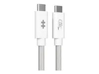 USB kabel - USB-C (M) do USB-C (M) - USB4 - 1.2 m - bílá
