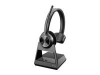 Savi 7300 series - náhlavní souprava - náhlavní - DECT - bezdrátový - černá - certifikováno pro Microsoft Teams