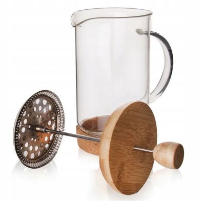 Frenchpress/ Luhovač s pístem na kávu a čaj, skleněný, 750 ml