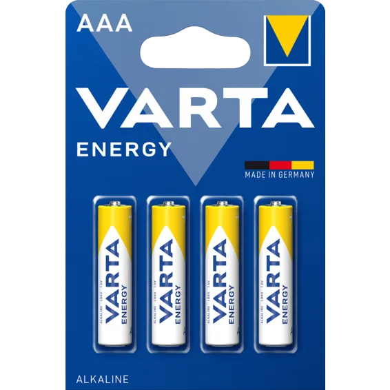 VARTA Baterie ENERGY Alkaline AAA 4ks