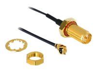 Adaptér antény - I-PEX s piny (male) do RP-SMA s piny (male) - 20 cm