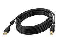 Kabel USB - USB (M) do USB typ B (M) - USB 2.0 - 3 m - černá