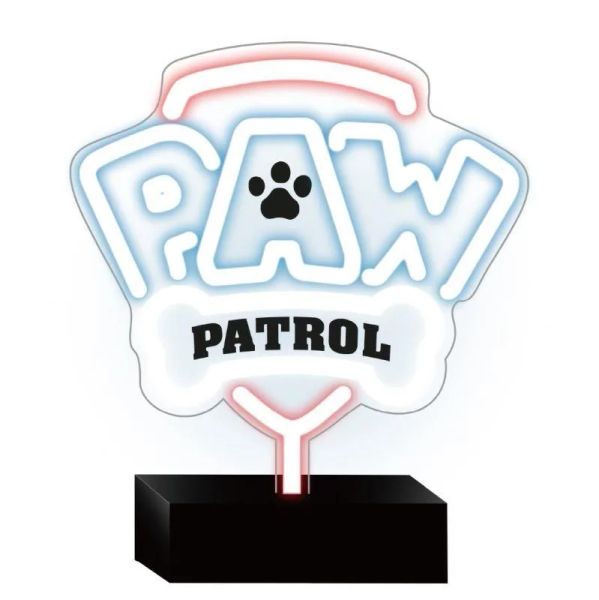 Dekorativní LED neon na stojanu Tlapková patrola - Logo