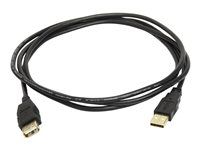 Prodlužovací šňůra USB - USB (M) do USB (F) - 1.8 m - černá - pro P/N: 45-353-026, 45-354-026