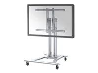 Vozík - pro plochý panel - stříbrná - velikost obrazovky: 27"-70"
