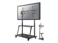 Vozík - pro LCD displej / AV systém - černá - velikost obrazovky: 60"-105"