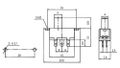 Přepínač šupátkový-střední 2pol./6pin ON-ON (12V)