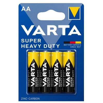 VARTA Batterie SUPER HEAVY DUTY LR6, AA, 4 ks