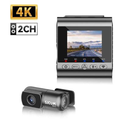 SJCAM M60S, WiFi 4K Kamera do auta + zadná, čierna