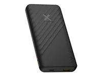 Power banka - 10000 mAh - 20 watt - Super Charge - 2 výstupní konektory (USB-C, USB) - uhlově černá