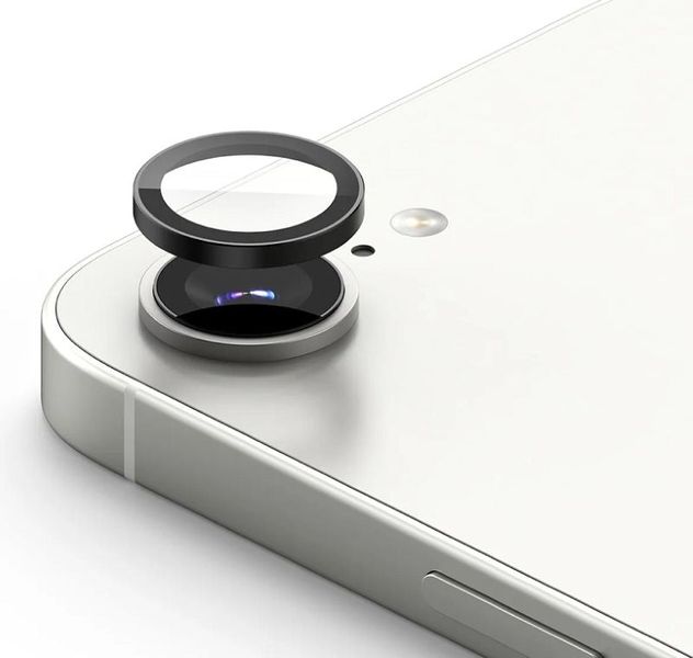 Ochranná fólie na objektiv fotoaparátu pro iPhone 16E Black