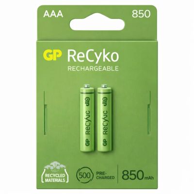 2 x nabíjecí baterie AAA / R03 GP ReCyko 1000 Series Ni-MH 950mAh