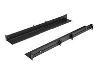 4 Post Rack Rails (UNIRAILS1UB) - Sada kolejnic skříně - montáž do racku - černá - 1U - 19" - pro P/N: RK1536BKF, RK1836BKF