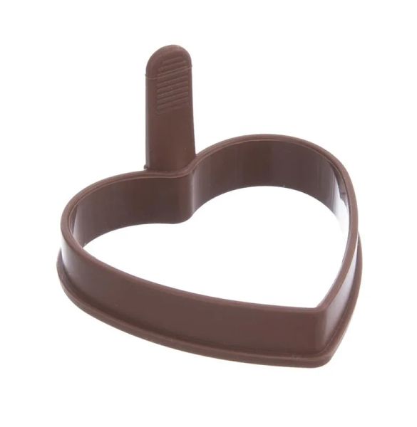 Forma na pečení lívanců/volských ok ORION Srdce 9,5x9x2cm Brown