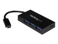 Powered USB 3.1 Gen 1 Hub - USB-C to 1x USB-C and 3x USB-A Adapter - USB-C Port Expander (HB30C3A1CFB) - Rozbočovač - 4 x SuperSpeed USB 3.0 - desktop - pro P/N: CFASTRWU3C, SDMSDRWU3AC, TB3DK2DPPD, TB3DK2DPPDUE, TB3DKDPMAW, TB3DKDPMAWUE
