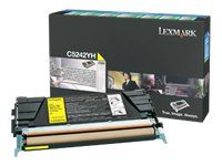 Vysoká výtěžnost - žlutá - originální - kazeta s barvivem - pro Lexmark C524, C524dn, C524dtn, C524n, C524tn, C532dn, C532n, C534dn, C534dtn, C534n