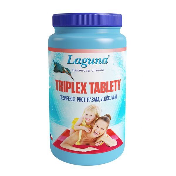 Multifunkční tablety pro chlórovou dezinfekci bazénové vody LAGUNA 3v1 Triplex 1,6kg