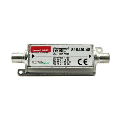 Anténní filtr Emme Esse 81949L48, filtr 5G, dolní propust DC až 694MHz