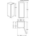AEG Monoklimatická lednice RKB333E2DW